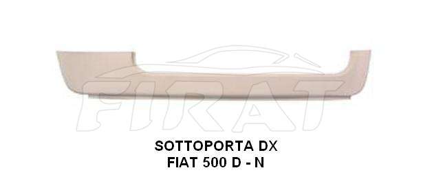 SOTTOPORTA FIAT 500 D - N DX